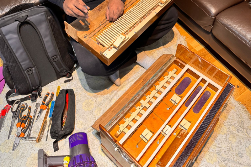 Fine Tuning of Harmonium
